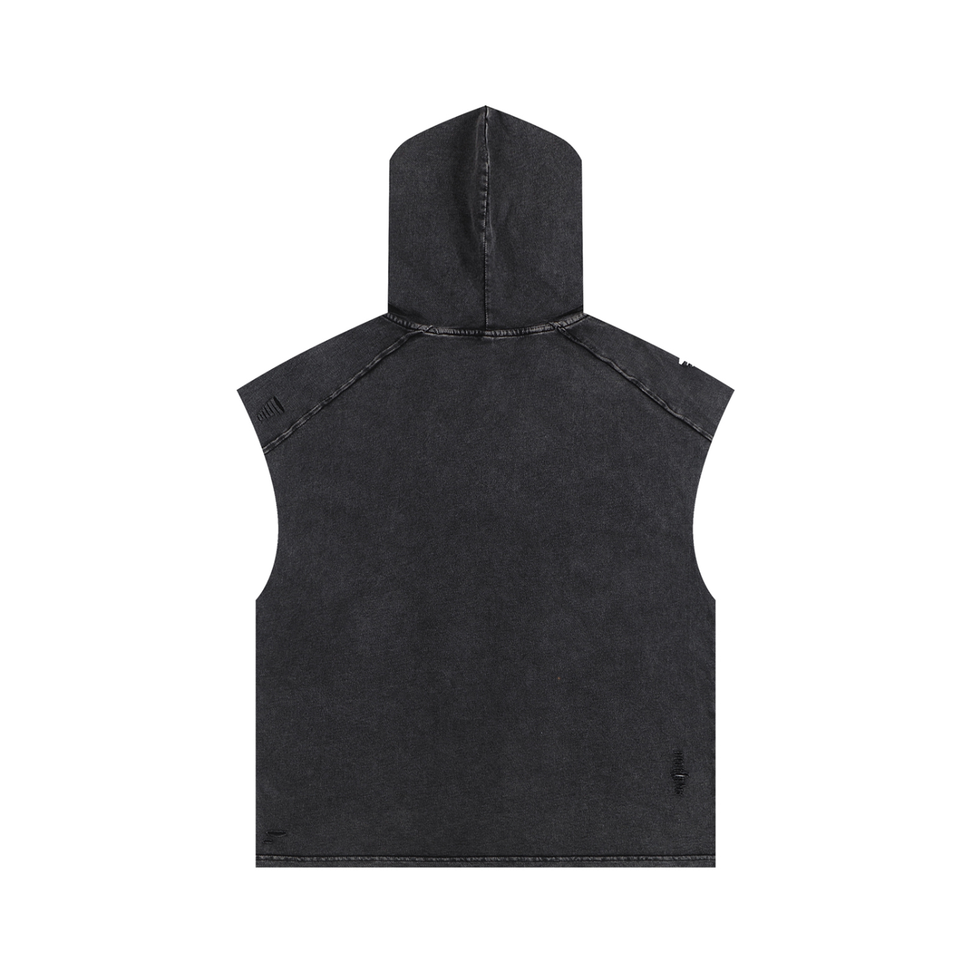 Snow Washed Boxy Hooded Tank Top Elev8 Crown