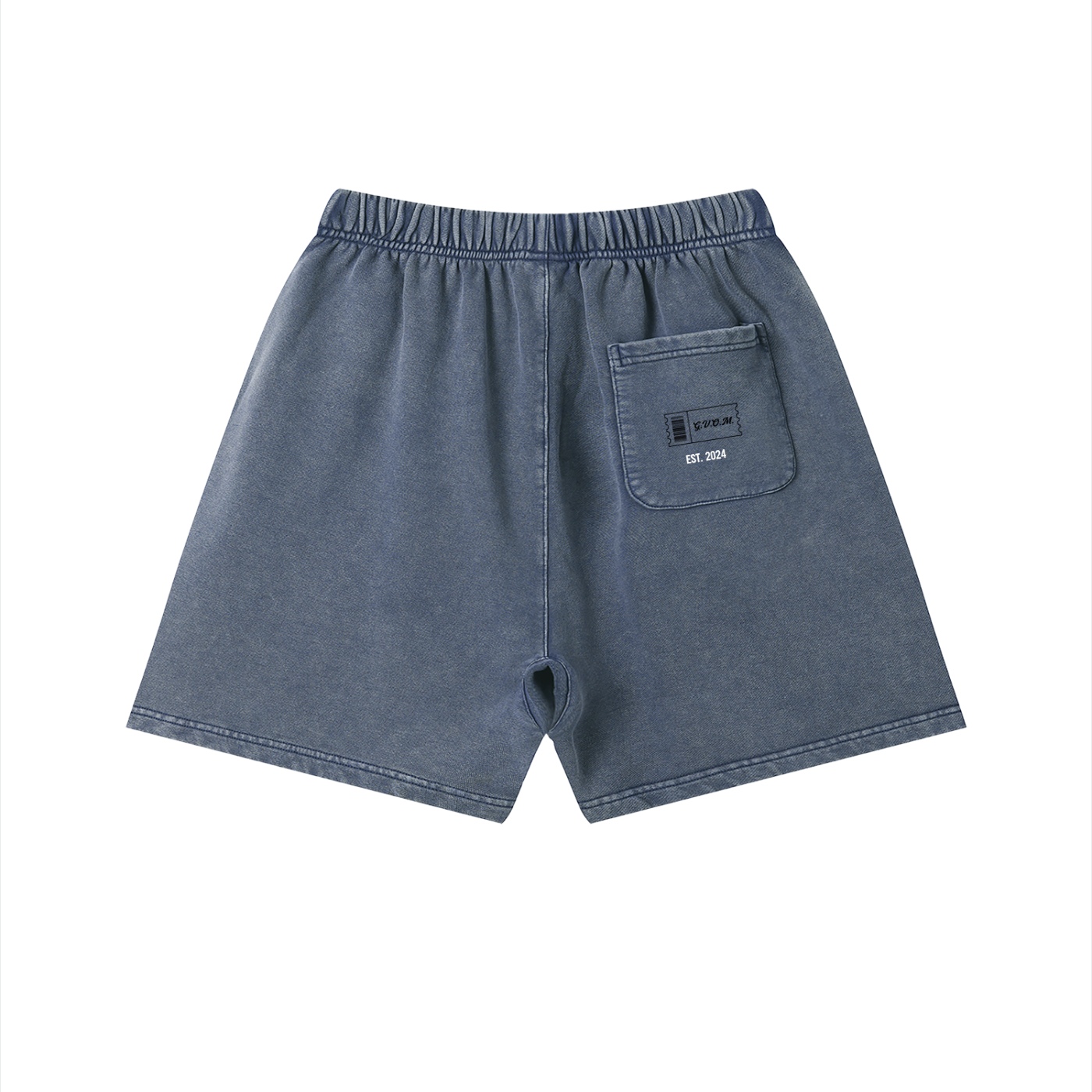 Unisex Vintage Wash Believe G.V.O.M. Cotton Shorts
