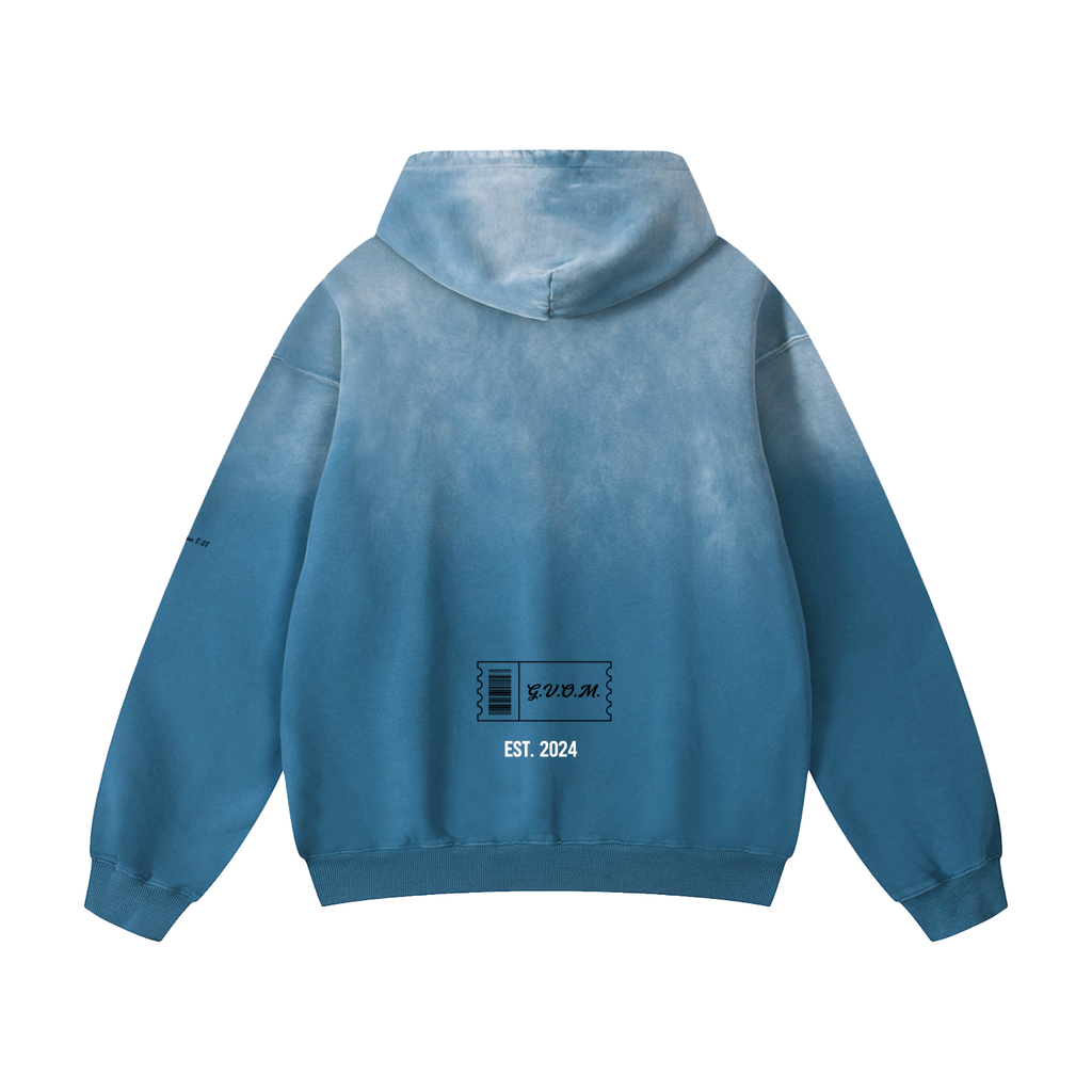 Heavyweight Sunfade Elev8 x G.V.O.M. Oversized Hoodie