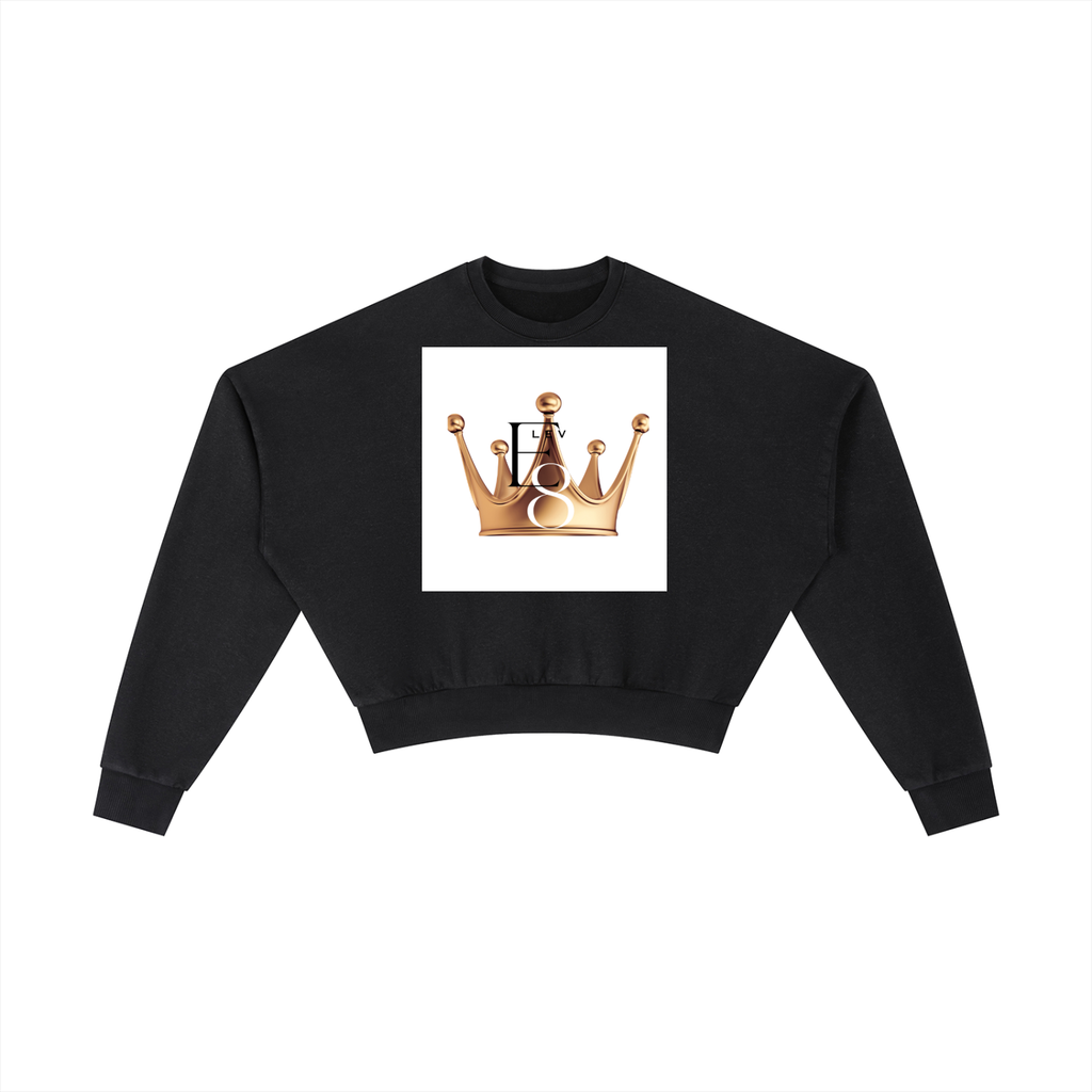 Vintage Washed Cropped Sweatshirt Elev8 Crown
