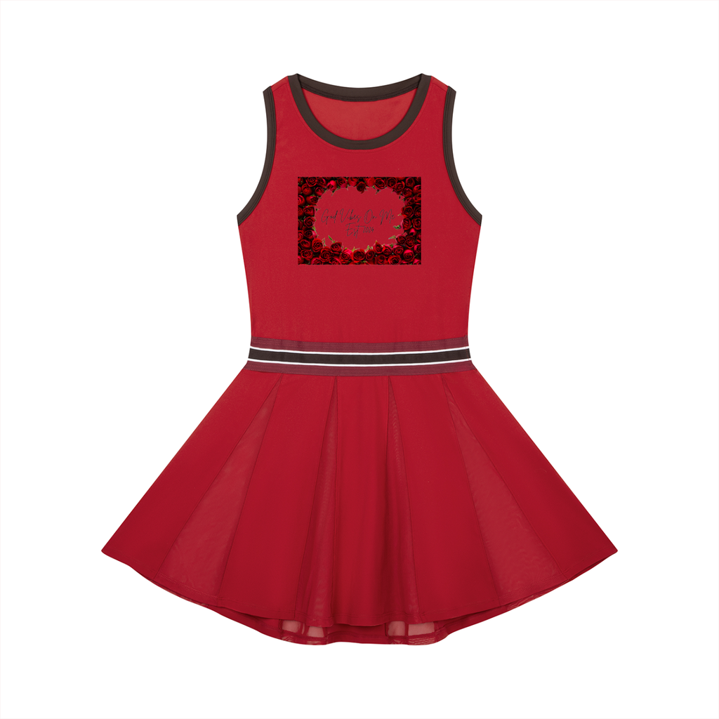 Women's Color Block A-Line G.V.O.M. Sleeveless Dress