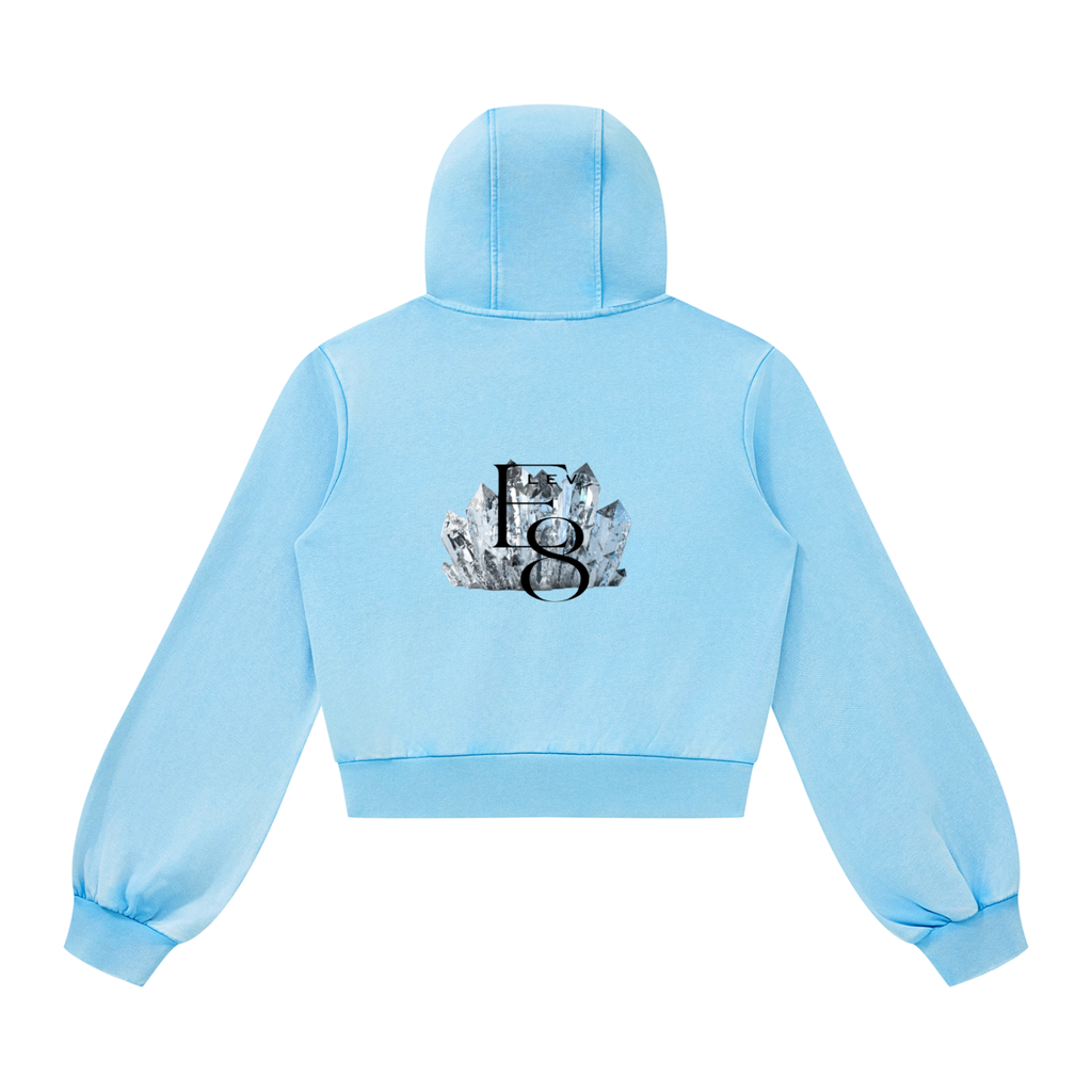 Women’s Vintage Wash Full Zip Elev8 Hoodie