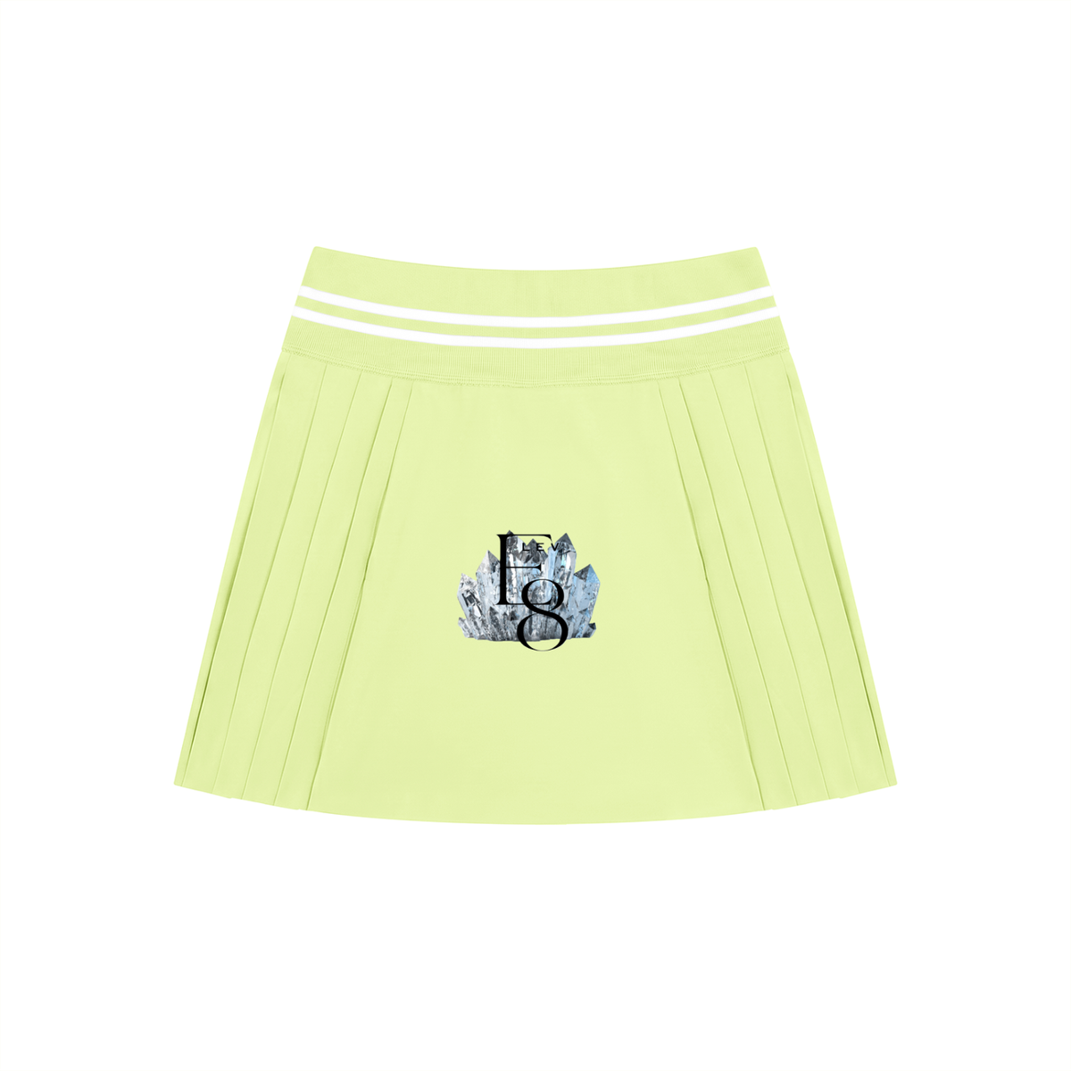Women's Pleated Elev8 x G.V.O.M. Mini Skirt
