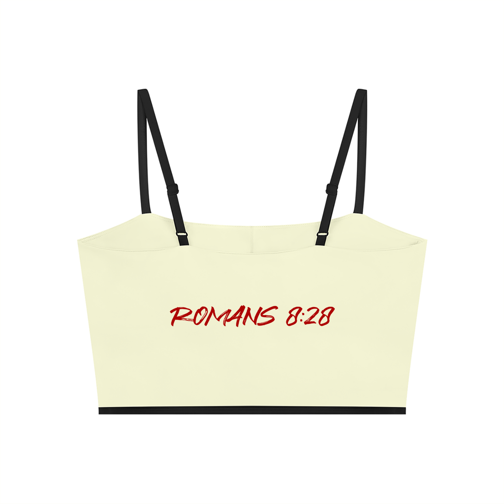 Women’s Color Block G.V.O.M. x Romans 8:28 Yoga Sports Bra