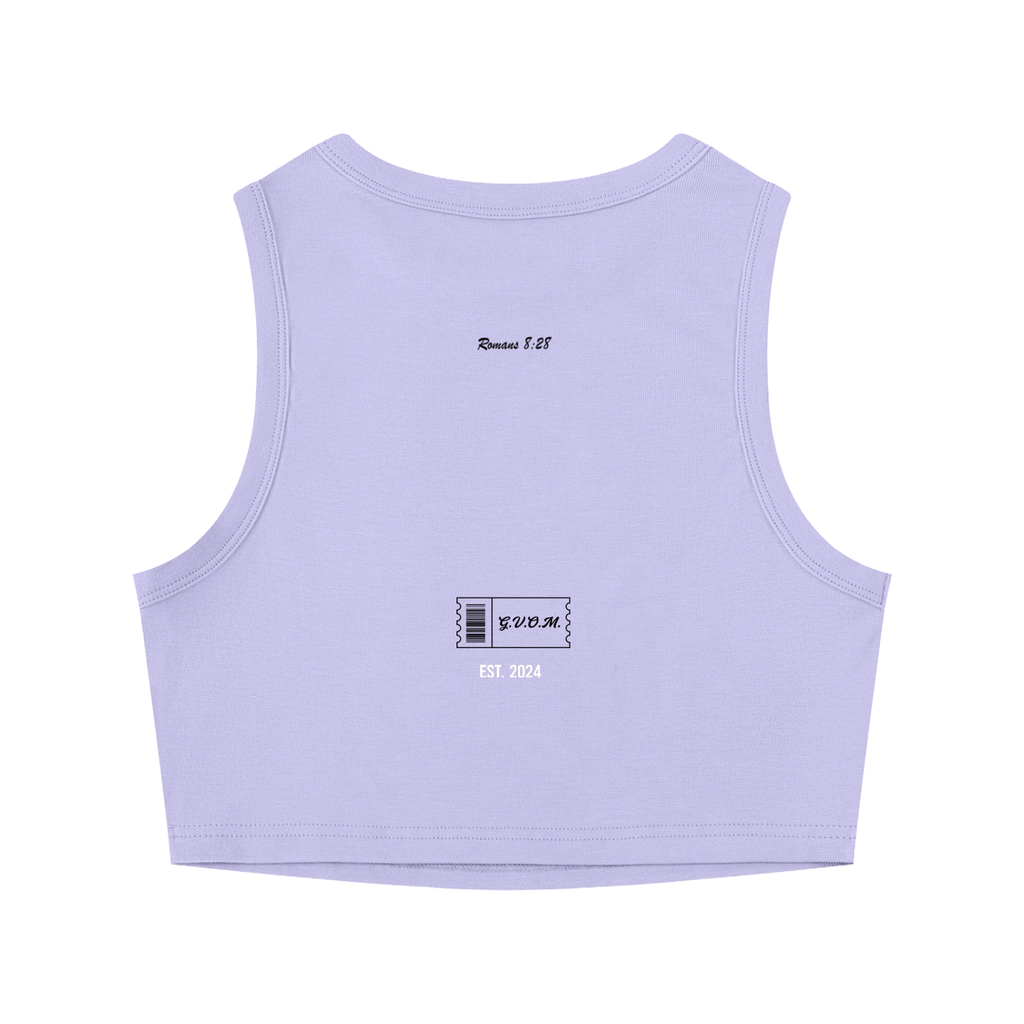 Women's Tight Crewneck Crop Purpose Tank Top