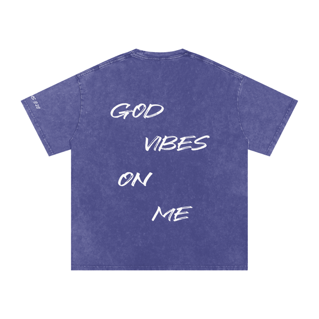 Snow Washed Oversized G.V.O.M. T-Shirt