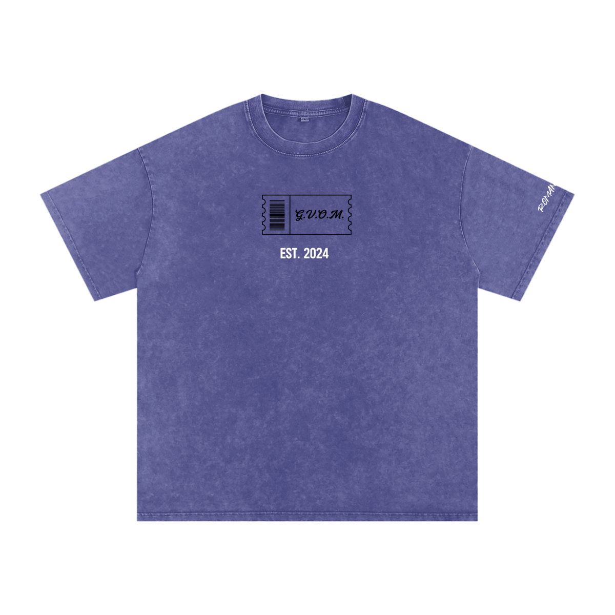 Snow Washed Oversized G.V.O.M. T-Shirt