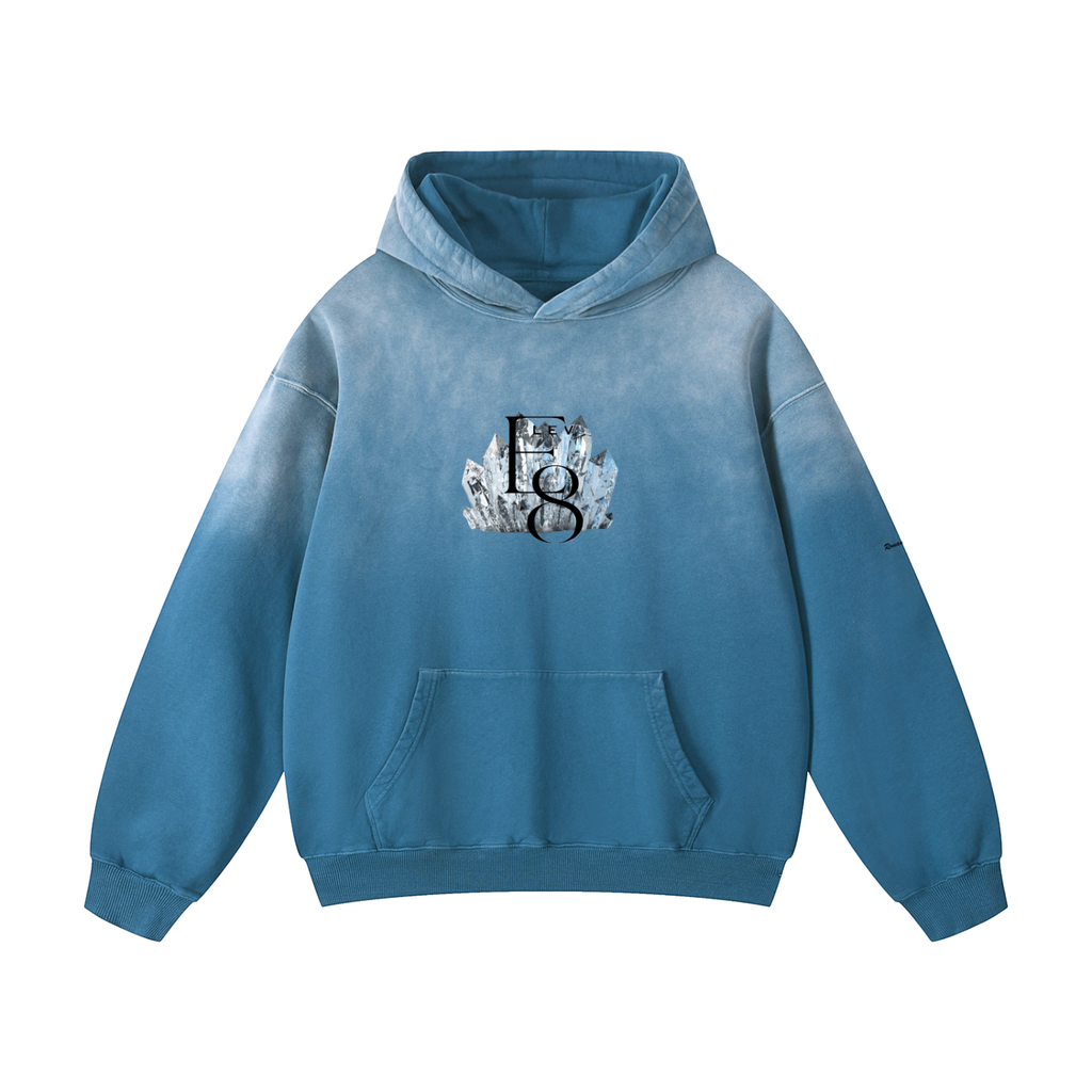 Heavyweight Sunfade Elev8 x G.V.O.M. Oversized Hoodie
