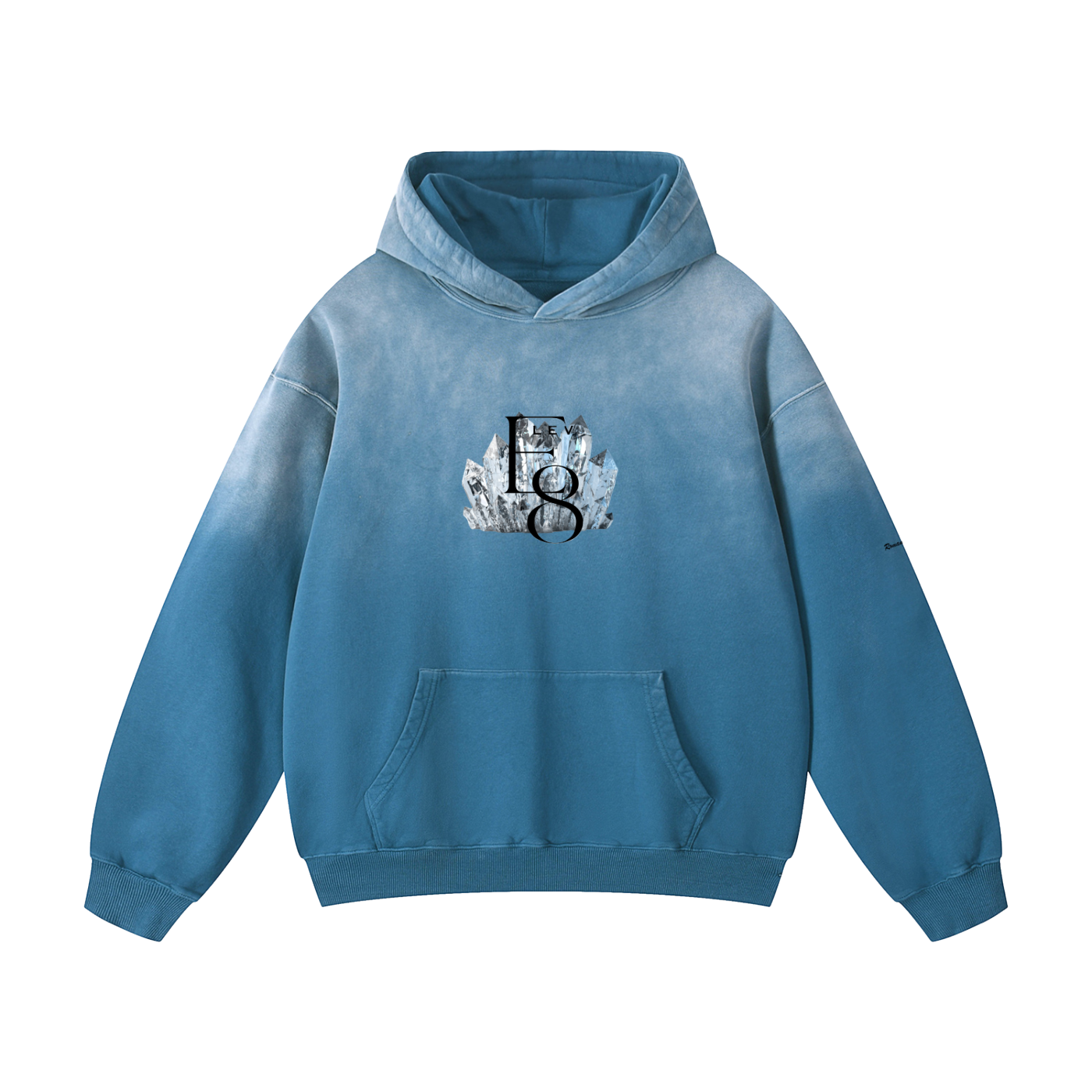 Heavyweight Sunfade Elev8 x G.V.O.M. Oversized Hoodie