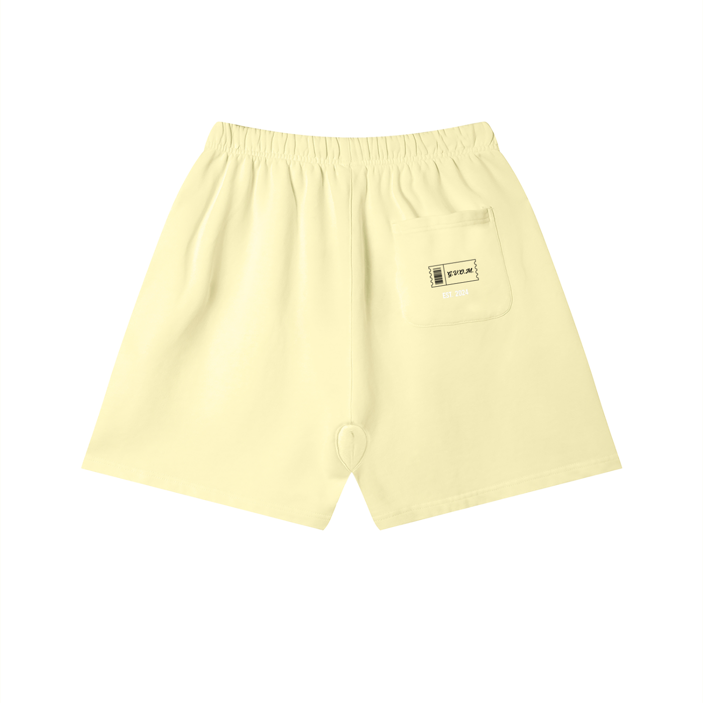 Unisex Vintage Wash Believe G.V.O.M. Cotton Shorts
