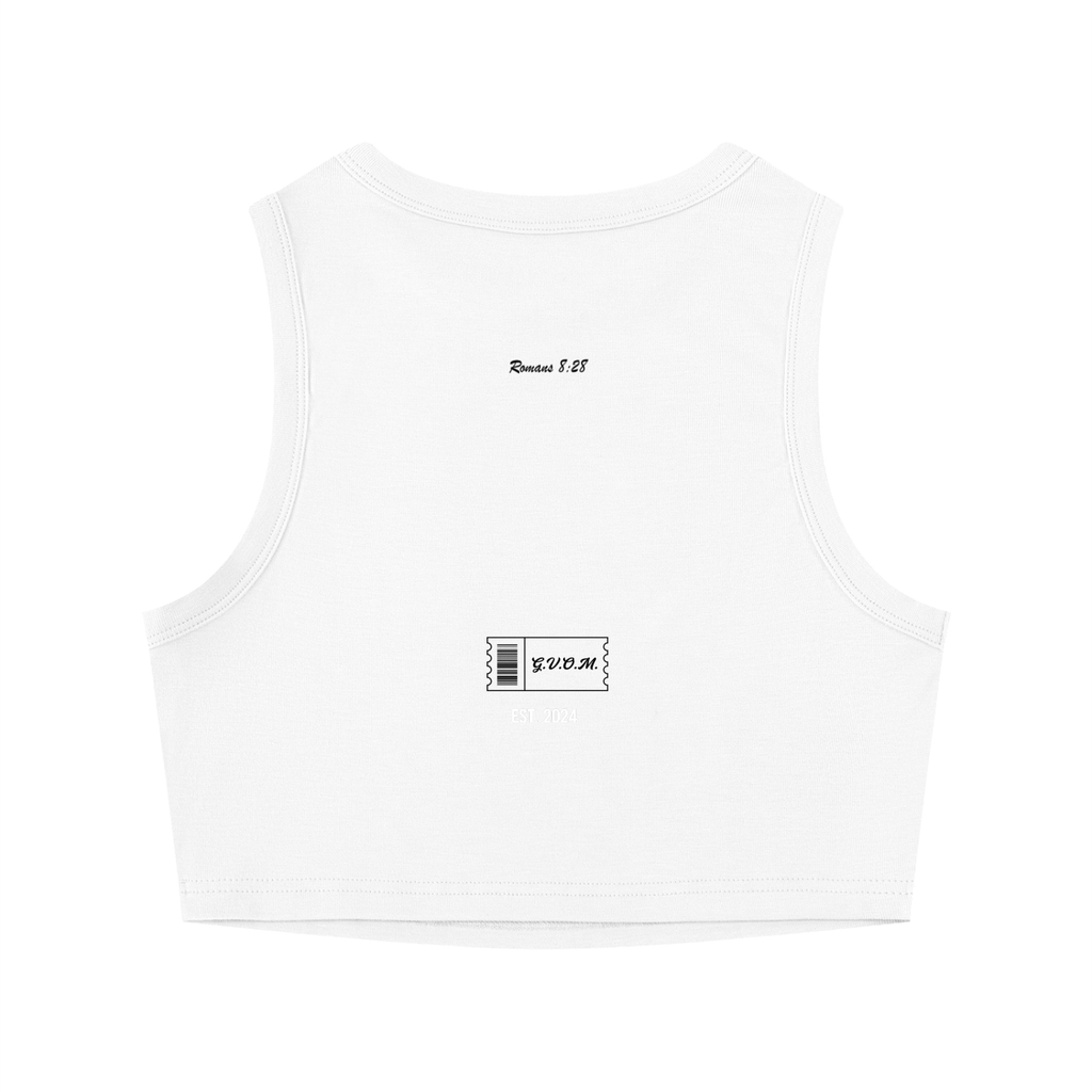 Women's Tight Crewneck Crop Purpose Tank Top