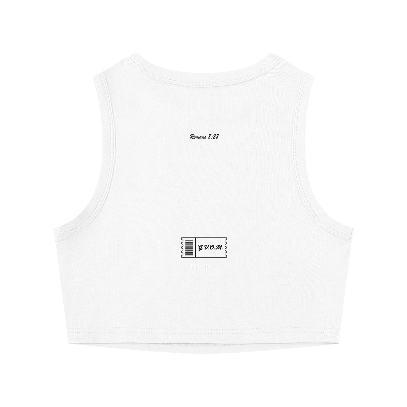 Women's Tight Crewneck Crop Purpose Tank Top