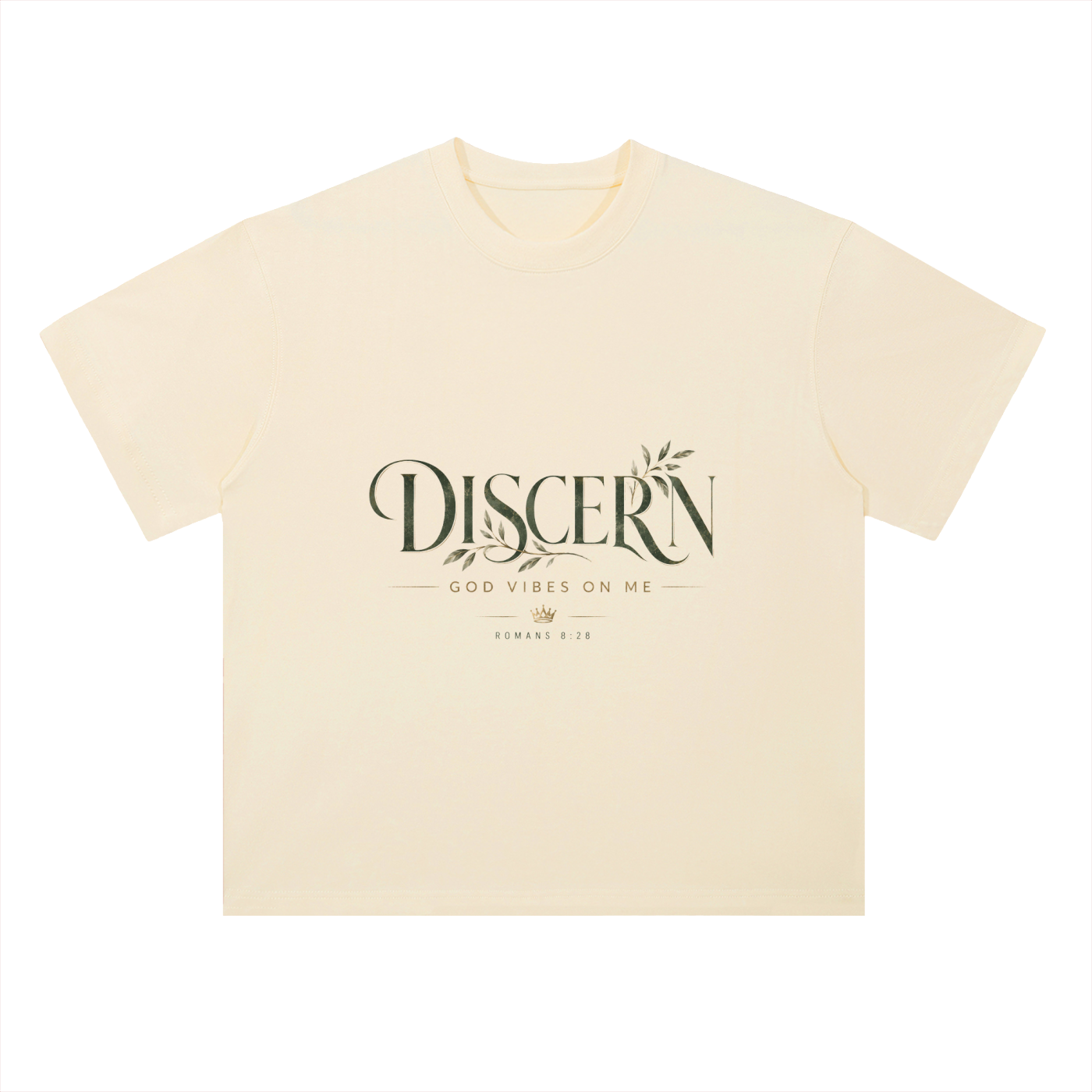 Heavyweight Drop Shoulder Discern G.V.O.M. Cotton T-Shirt