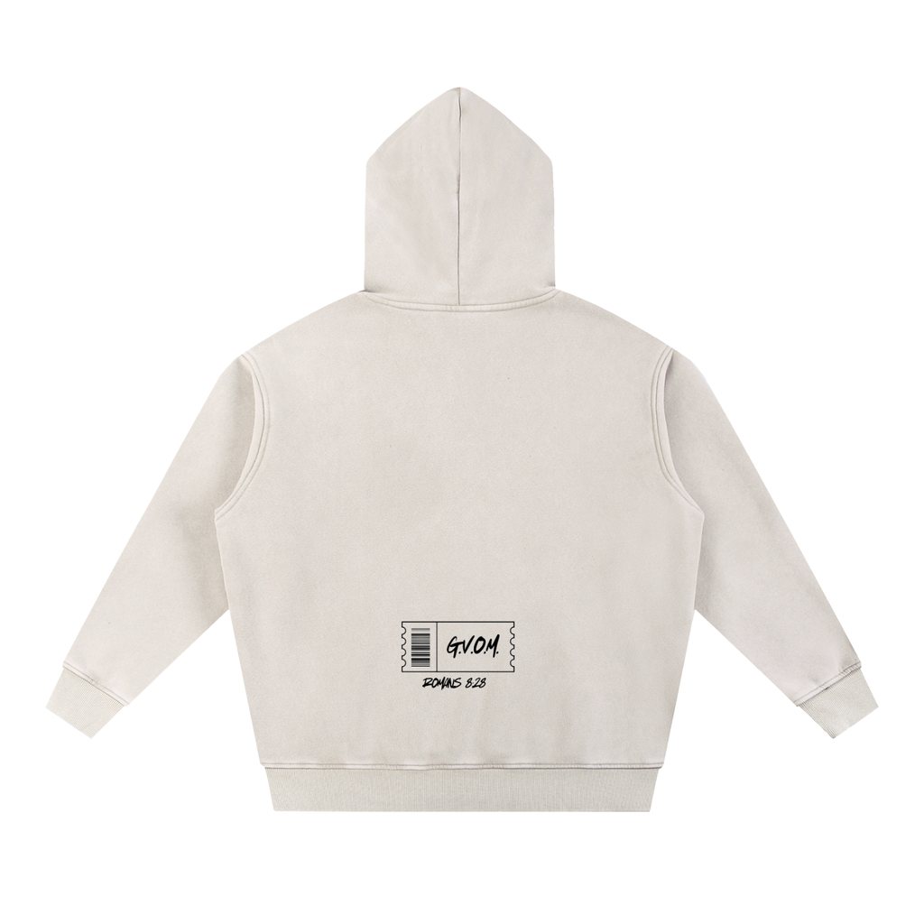 Snow Wash Fleece Elev8 Oversize Hoodie