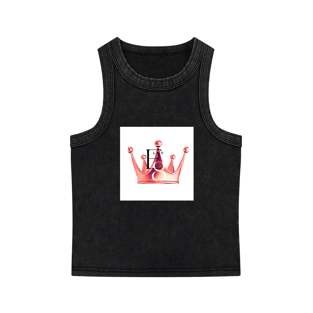 Snow Washed Tank Top Elev8 Crown