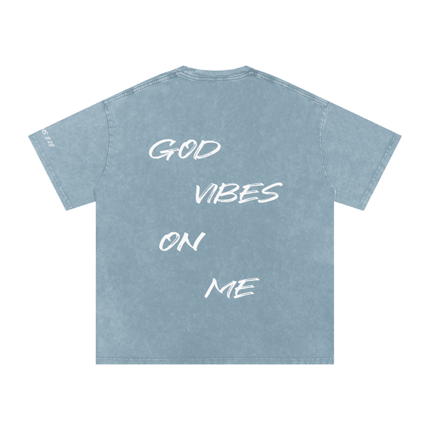 Snow Washed Oversized G.V.O.M. T-Shirt