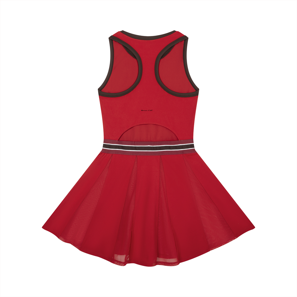 Women's Color Block A-Line G.V.O.M. Sleeveless Dress